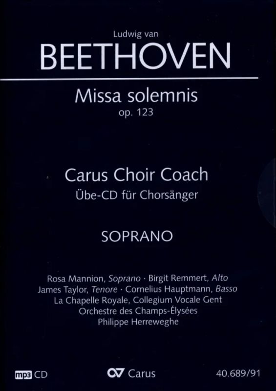 Ludwig van Beethoven - Missa solemnis – Carus Choir Coach