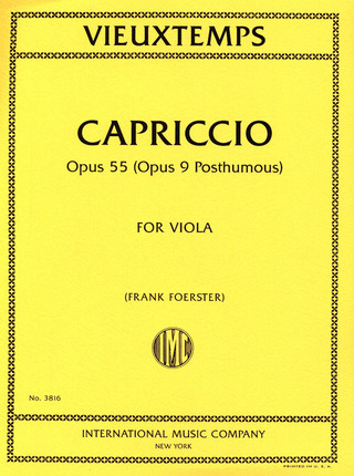 Henri Vieuxtemps - Capriccio op. 55