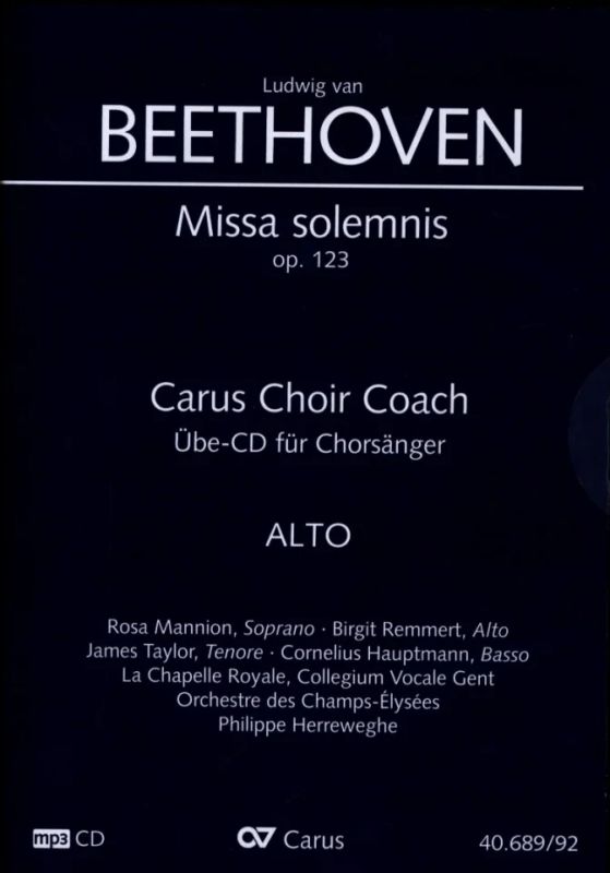 Ludwig van Beethoven - Missa solemnis – Carus Choir Coach