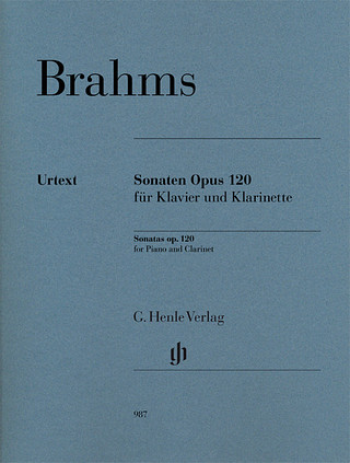Johannes Brahms - Sonates pour clarinette op. 120