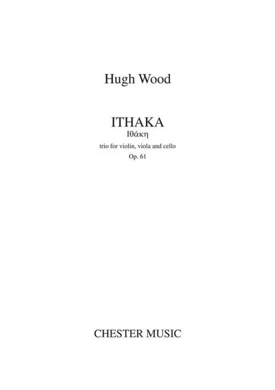 Ithaka - Trio For Violin, Viola And Cello