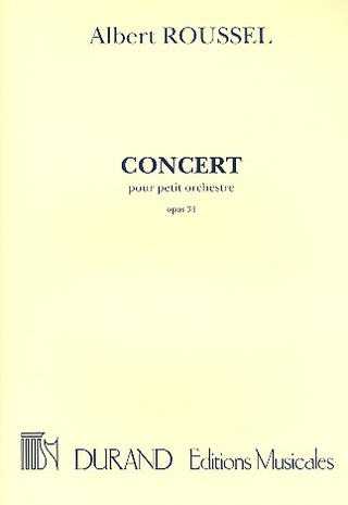 Albert Roussel - Concert op. 34