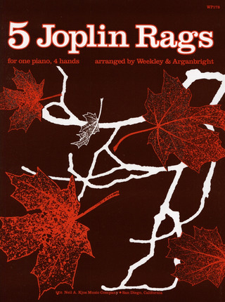 Scott Joplin - 5 Joplin Rags Piano Duets