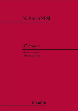 Niccolò Paganini - 37 Sonate