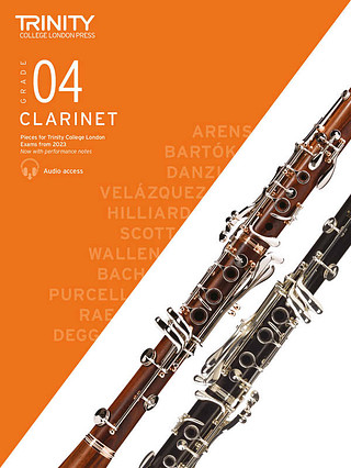 Clarinet Exam Pieces 2023 Grade 4