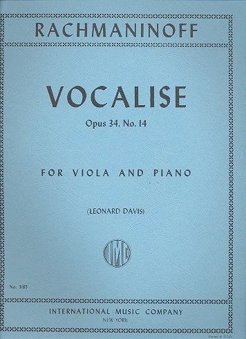 Sergei Rachmaninow - Vocalise O34/14