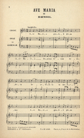 George Frideric Handel - Ave Maria