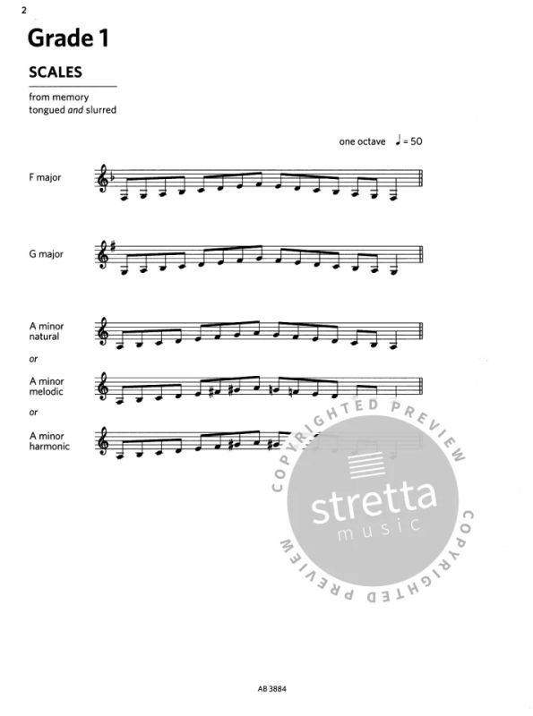 Clarinet – Scales & Arpeggios and Sight-Reading (1)