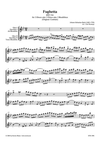 Johann Sebastian Bach - Fughetta
