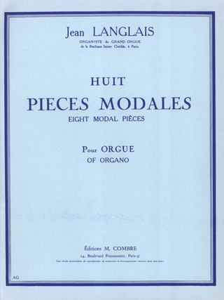 Jean Langlais - 8 Pièces modales - 8 Modal Pieces