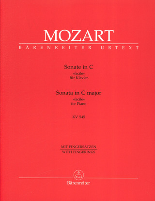 Wolfgang Amadeus Mozart - Sonata in C major KV 545