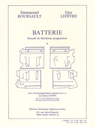 Guy Lefèvre - Batterie - Recueil de Partitions Progressives
