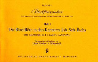 Johann Sebastian Bach - Blockflötenstudien