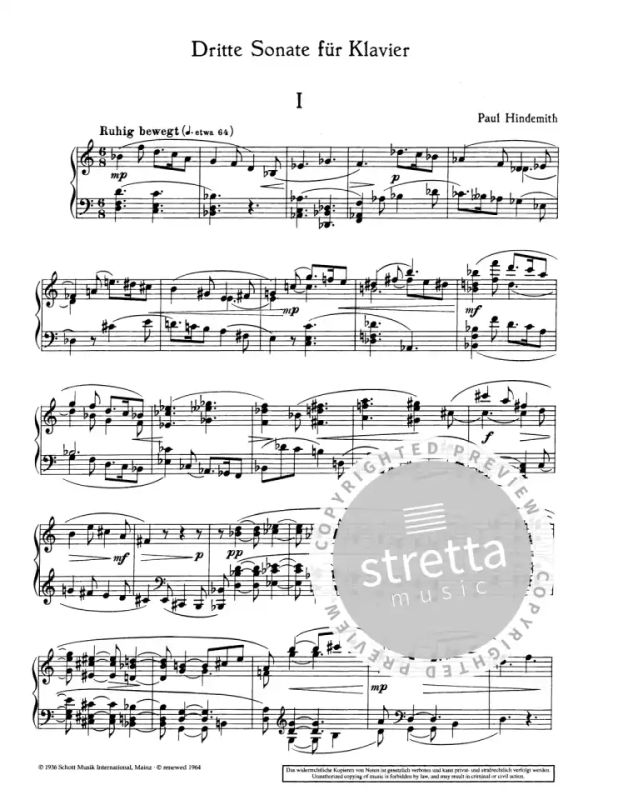 Paul Hindemith - Sonate III in B B-Dur (1936) (1)