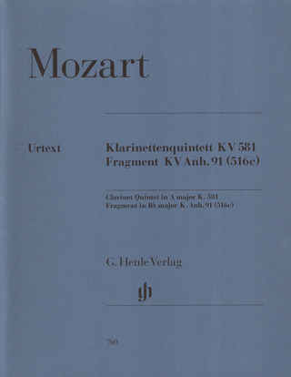 Wolfgang Amadeus Mozart - Klarinettenquintett A-Dur KV 581