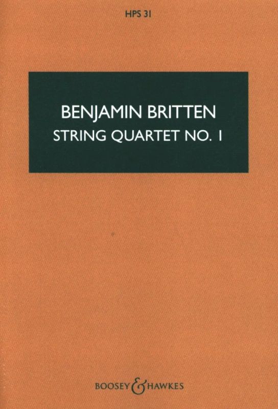 Benjamin Britten - Streichquartett Nr.1  D-Dur op. 25