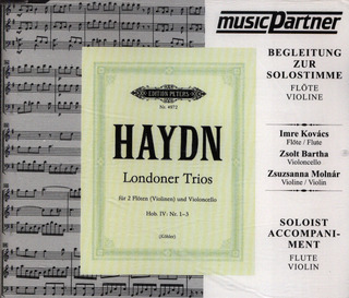 Joseph Haydn - 3 Trios für 2 Flöten (Violinen) und Violoncello Hob. IV: 1 - 3 "Londoner Trios"