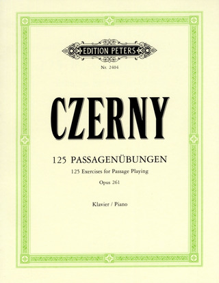 Carl Czerny - 125 Passagenübungen op. 261