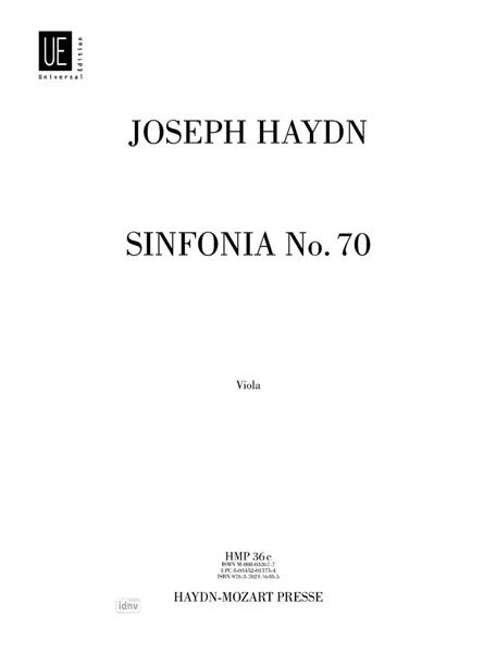 Joseph Haydn - Sinfonia Nr. 70 Hob. I:70