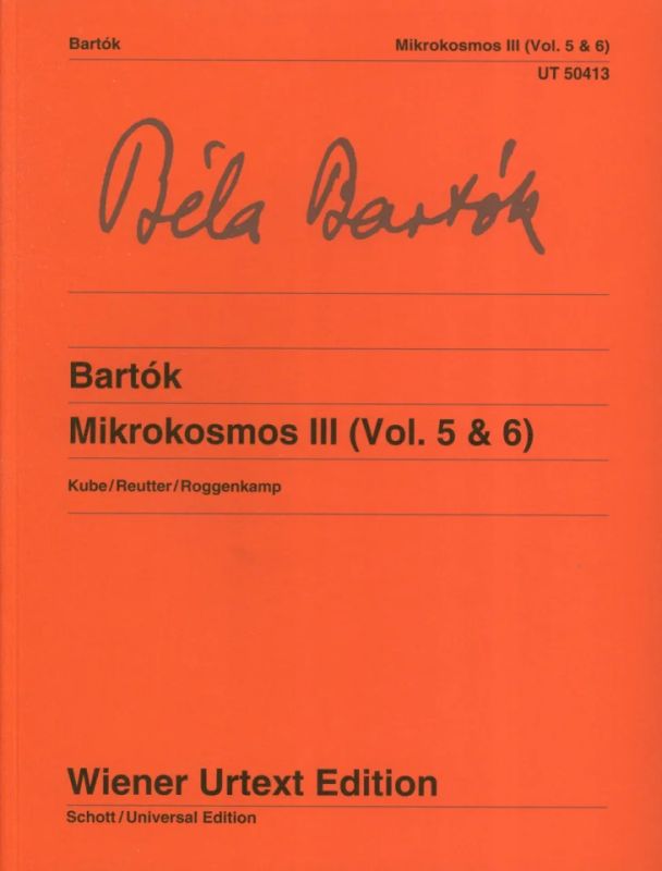 Béla Bartók - Mikrokosmos 3 (Vol. 5 & 6)