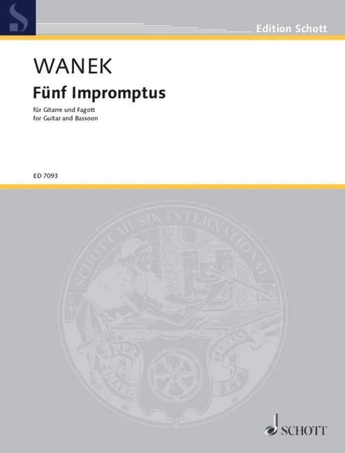 Friedrich K. Wanek - Five Impromptus