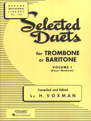 Himie Voxman - Selected Duets for Trombone or Baritone Vol. 1