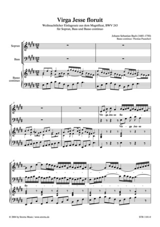 Johann Sebastian Bach - Virga Jesse floruit