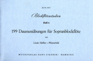 Linde Höffer-von Winterfeld - Blockflötenstudien