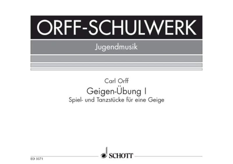 Carl Orff - Geigen-Übung
