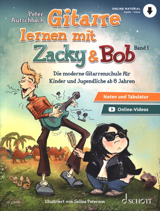 P. Autschbach - Gitarre lernen mit Zacky & Bob 1