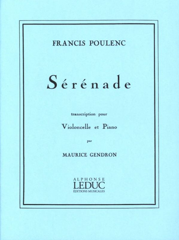 Francis Poulenc - Sérénade