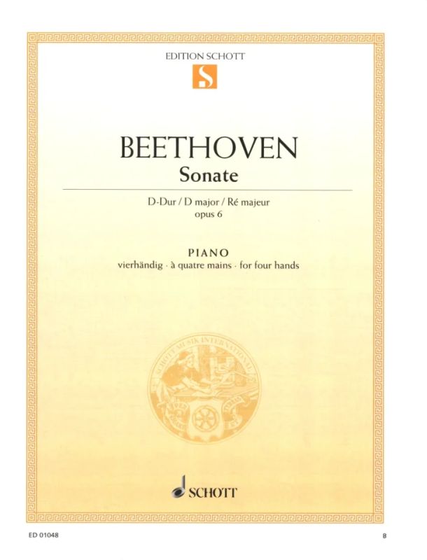 Ludwig van Beethoven - Sonate D major op. 6