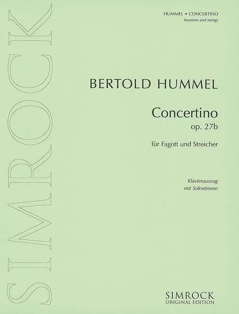 Bertold Hummel - Concertino