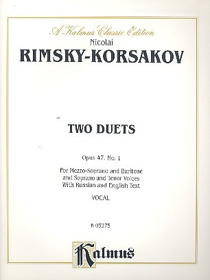 Nikolai Rimski-Korsakow - Two Duets, Op. 47