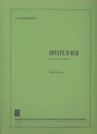 Johann Friedrich Reichardt - Sonate D-Dur