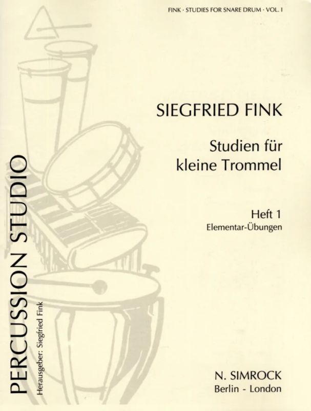 Siegfried Fink - Studien für kleine Trommel 1