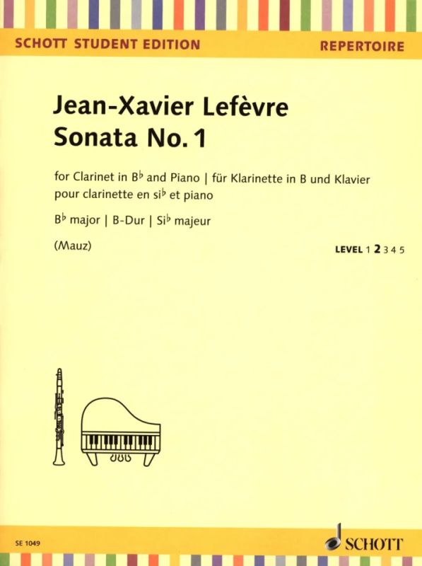 Jean-Xavier Lefèvre - Sonata No. 1 B major