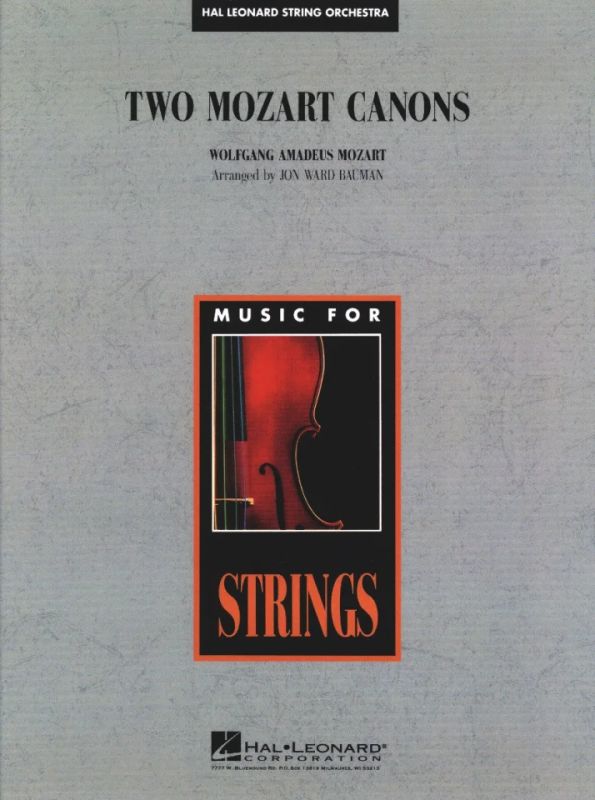 Wolfgang Amadeus Mozartm fl. - Two Mozart Canons