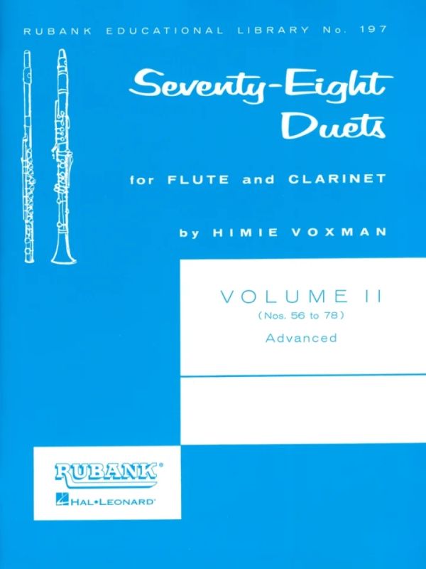 Himie Voxman - 78 Duets for Flute and Clarinet Vol. 2