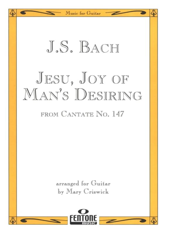 Jesu Joy Of Man S Desiring From Johann Sebastian Bach Buy Now In Stretta Sheet Music Shop
