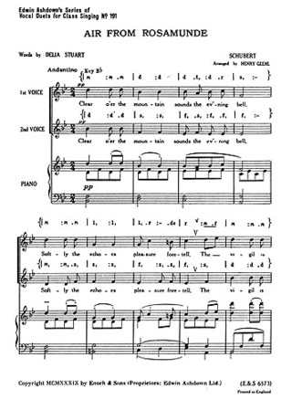 Franz Schubert - Air From Rosamunde