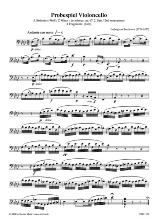 Ludwig van Beethoven: Probespiel Violoncello