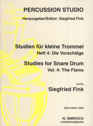 Siegfried Fink - Studies for Snare Drum 4