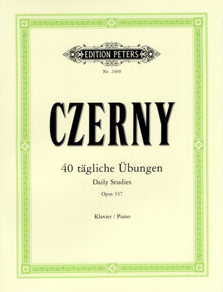Carl Czerny - 40 tägliche Übungen op. 337