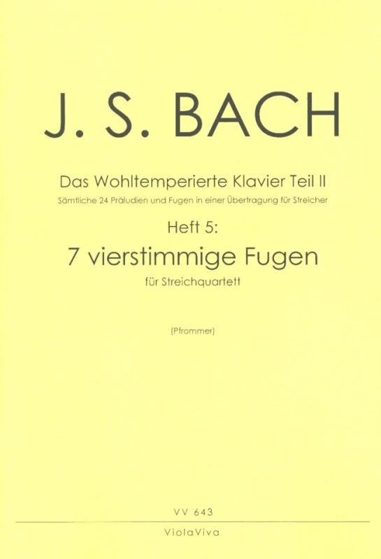 Johann Sebastian Bach - DAS WOHLTEMPERIERTE KLAVIER 2