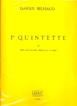 Darius Milhaud - Quintette No.1, Op.312