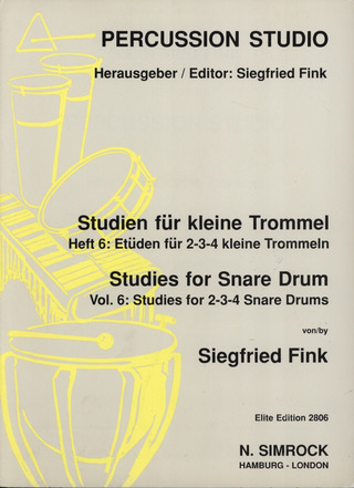 Siegfried Fink - Studies for Snare Drum 6