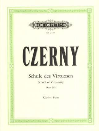Carl Czerny - School of Virtuosity op. 365