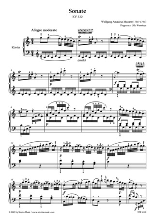 Wolfgang Amadeus Mozart - Sonate C-dur