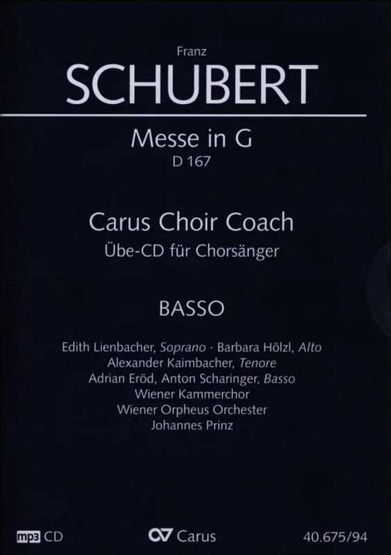 Franz Schubert - Messe in G D 167 – Carus Choir Coach